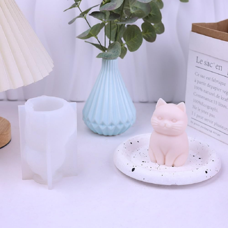 Candle Making Fat - Moule en silicone 3D pour bougie