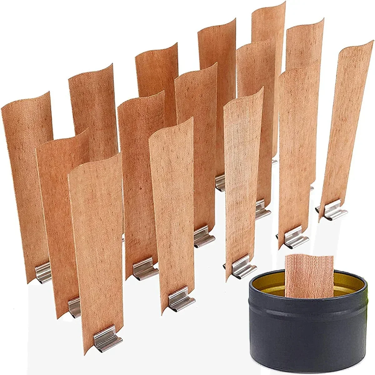 Candle Warning Label - Mèches de bougie en bois en