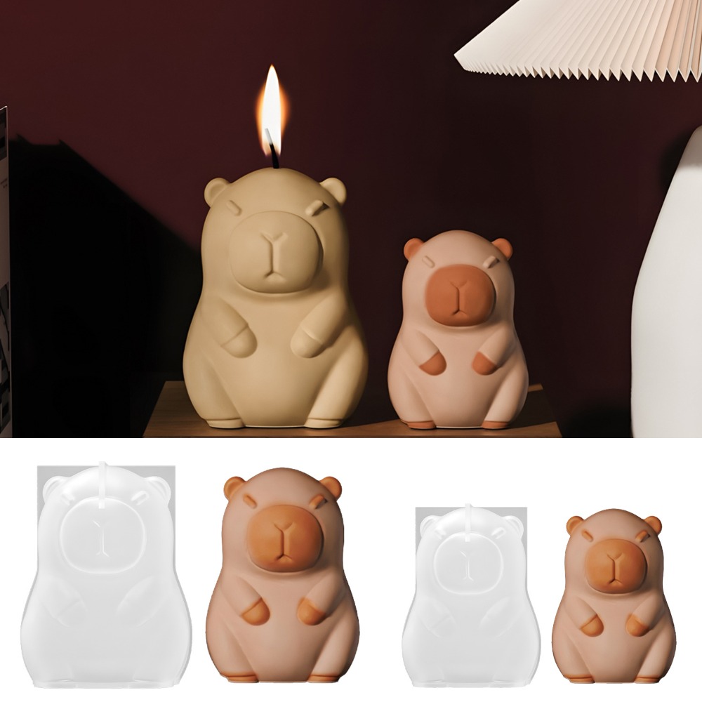 Candle Making Reno - Bougie parfumée Capybara debout, moule en