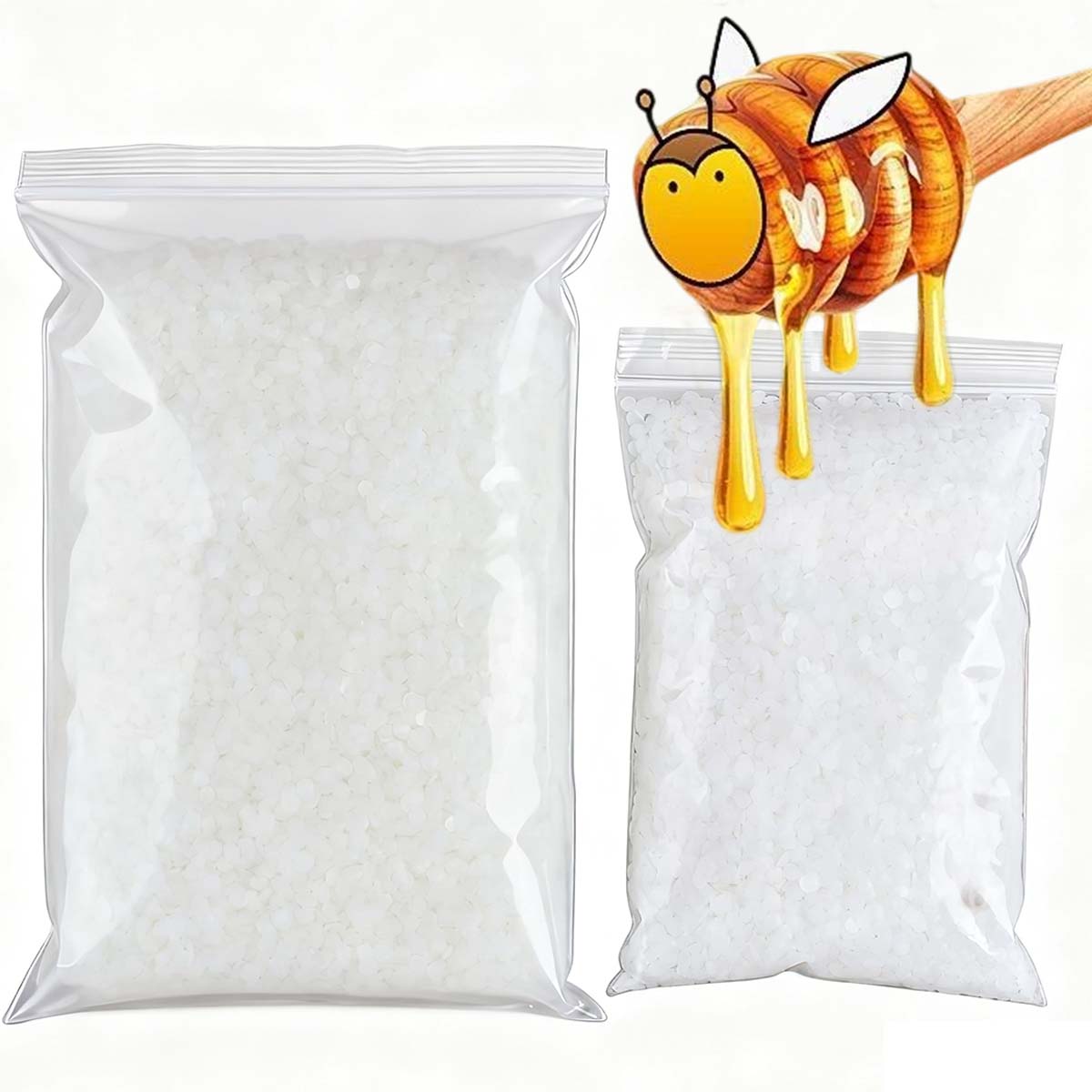 Candle Making Material - Cire d'abeille blanche 200g-1000g, bougie parfumée
