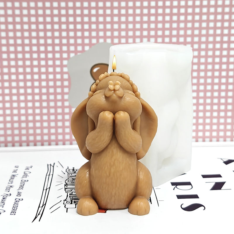 Candle Making Workshop - Moule en silicone pour bougie Lapin