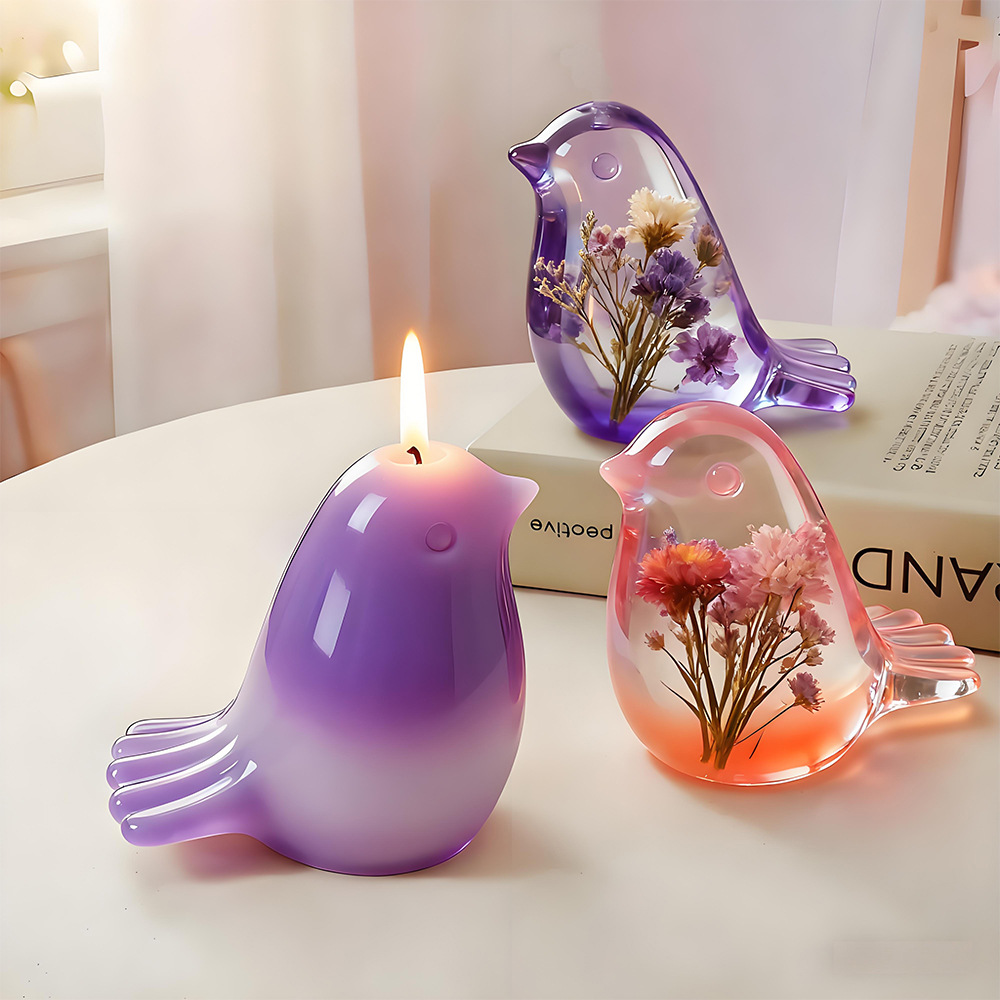 Candle Making Fat - Moule en Silicone pour bougie d'oiseau