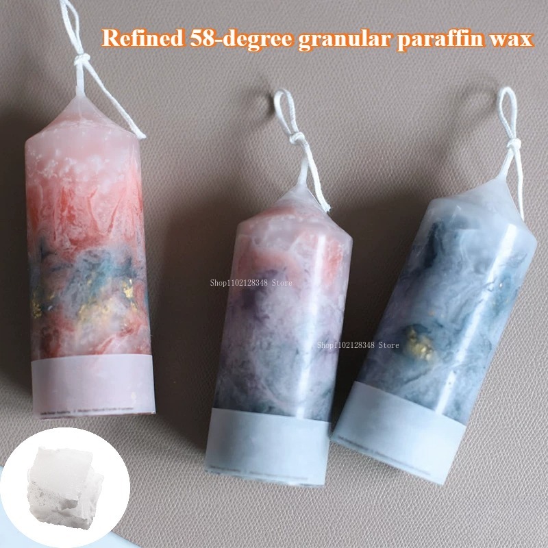 Candle Making Material - Paraffine raffinée en blocs de 500g/1000g,