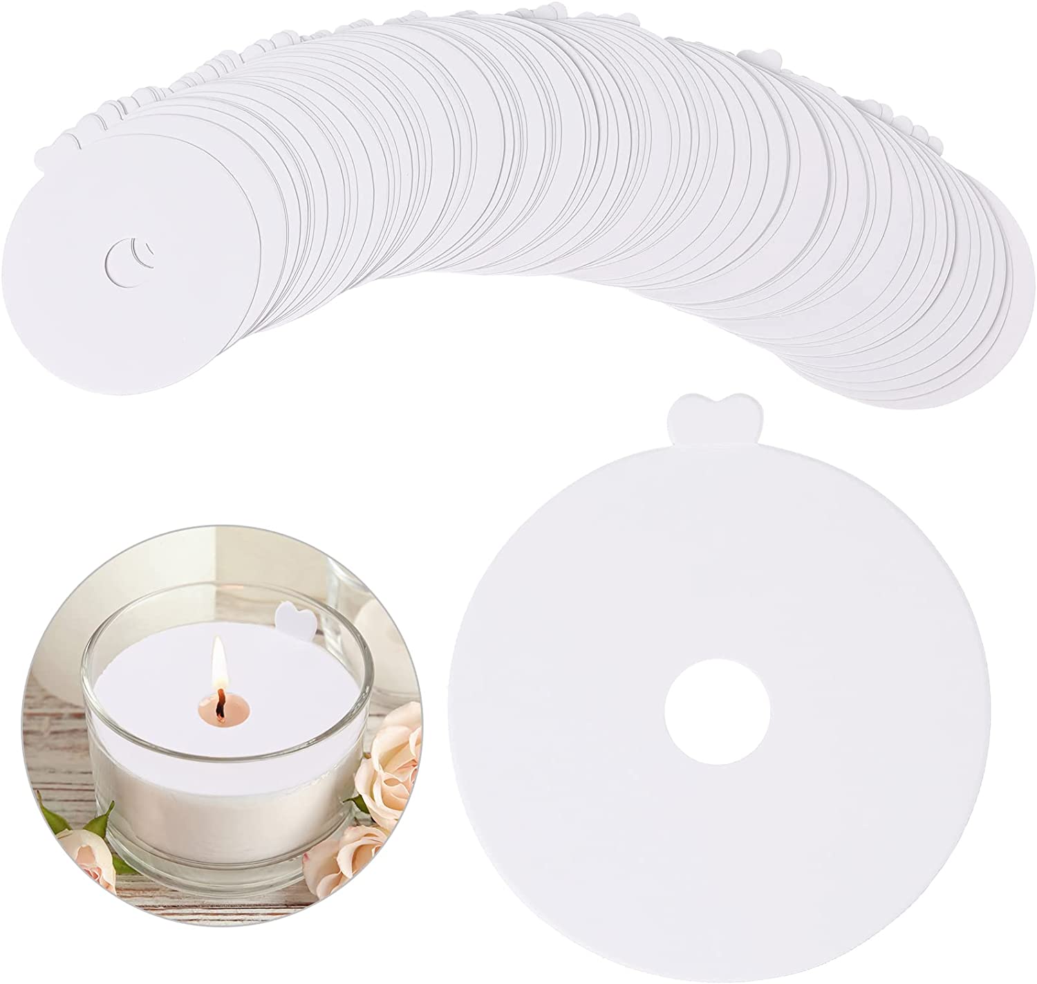 100 pièces protecteurs de pous - Candle Warning Label avis et prix