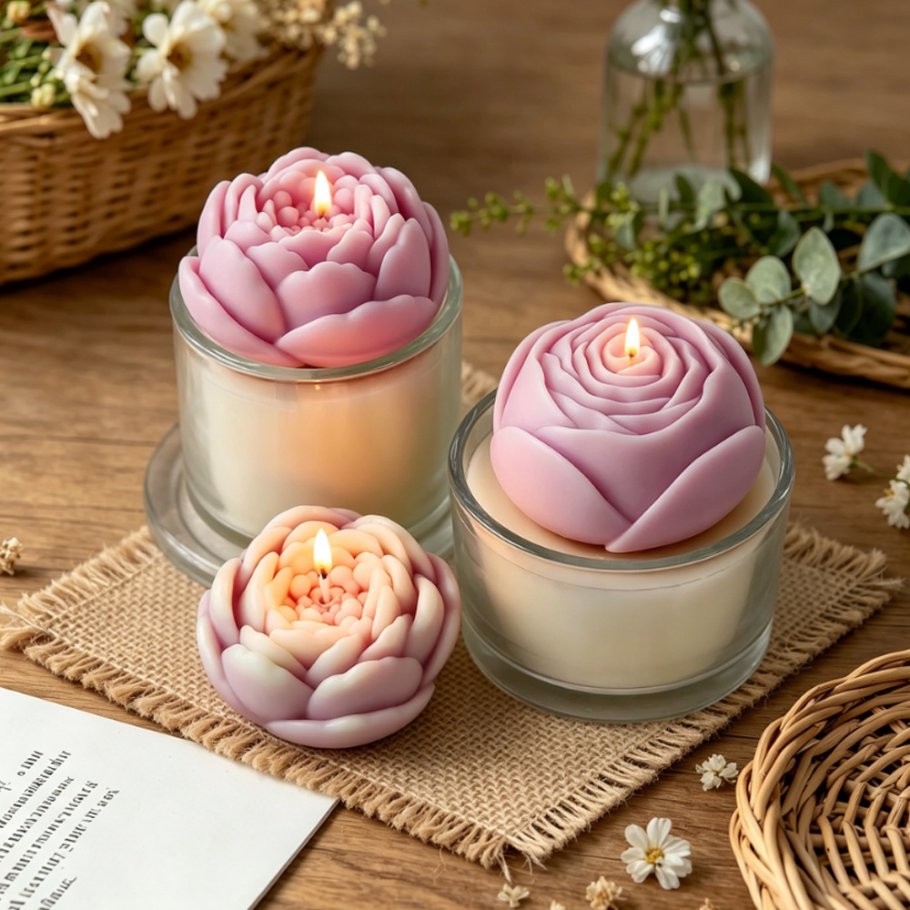 Moule en silicone 3D pour fleu - Candle Making Reno avis et prix