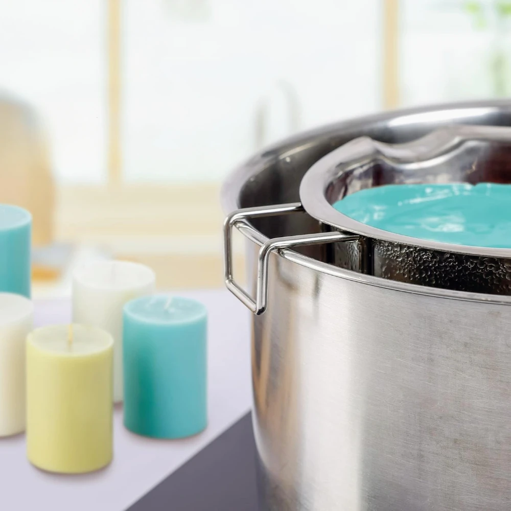Pot de fusion de cire en acier - Candle Warning Label avis et prix