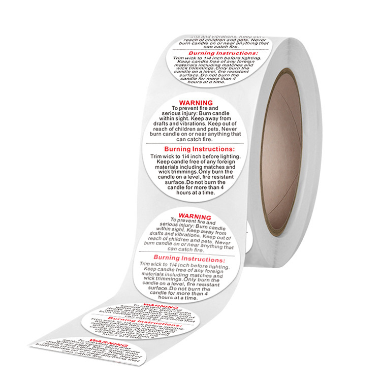 Autocollant d'avertissement an - Candle Warning Label avis et prix