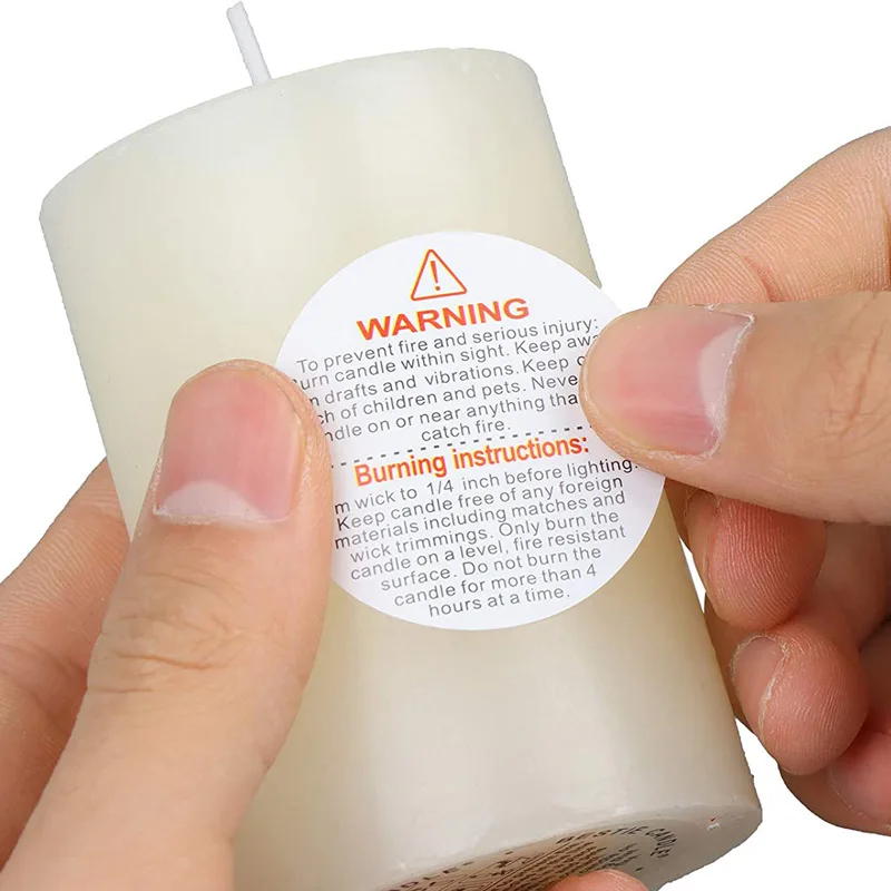 Autocollants d'avertissement d - Candle Warning Label avis et prix