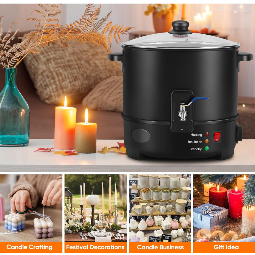 Petit fondant de cire 6L, Mach - Candle Making Machine avis et prix