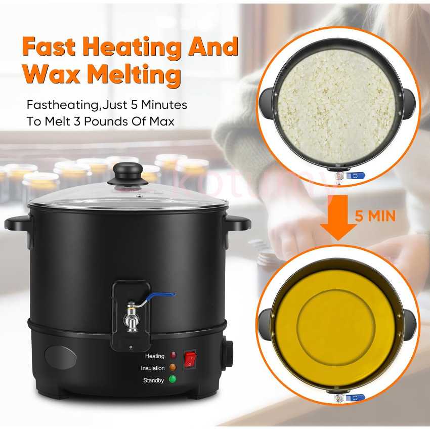 Petit fondant de cire 6L, Mach - Candle Making Machine avis et prix
