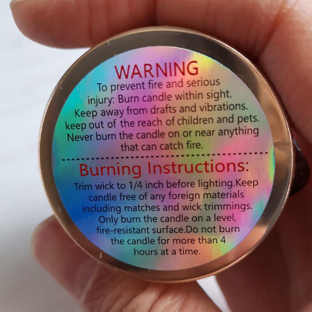 Étiquette autocollante d'avert - Candle Warning Label avis et prix