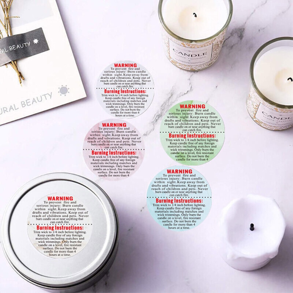Étiquette autocollante d'avert - Candle Warning Label avis et prix